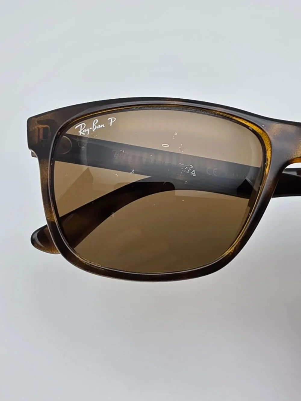 Ray-Ban RB4181 710/83 Havana Frame Polarized Brown Lens Sunglasses w/ Case Italy